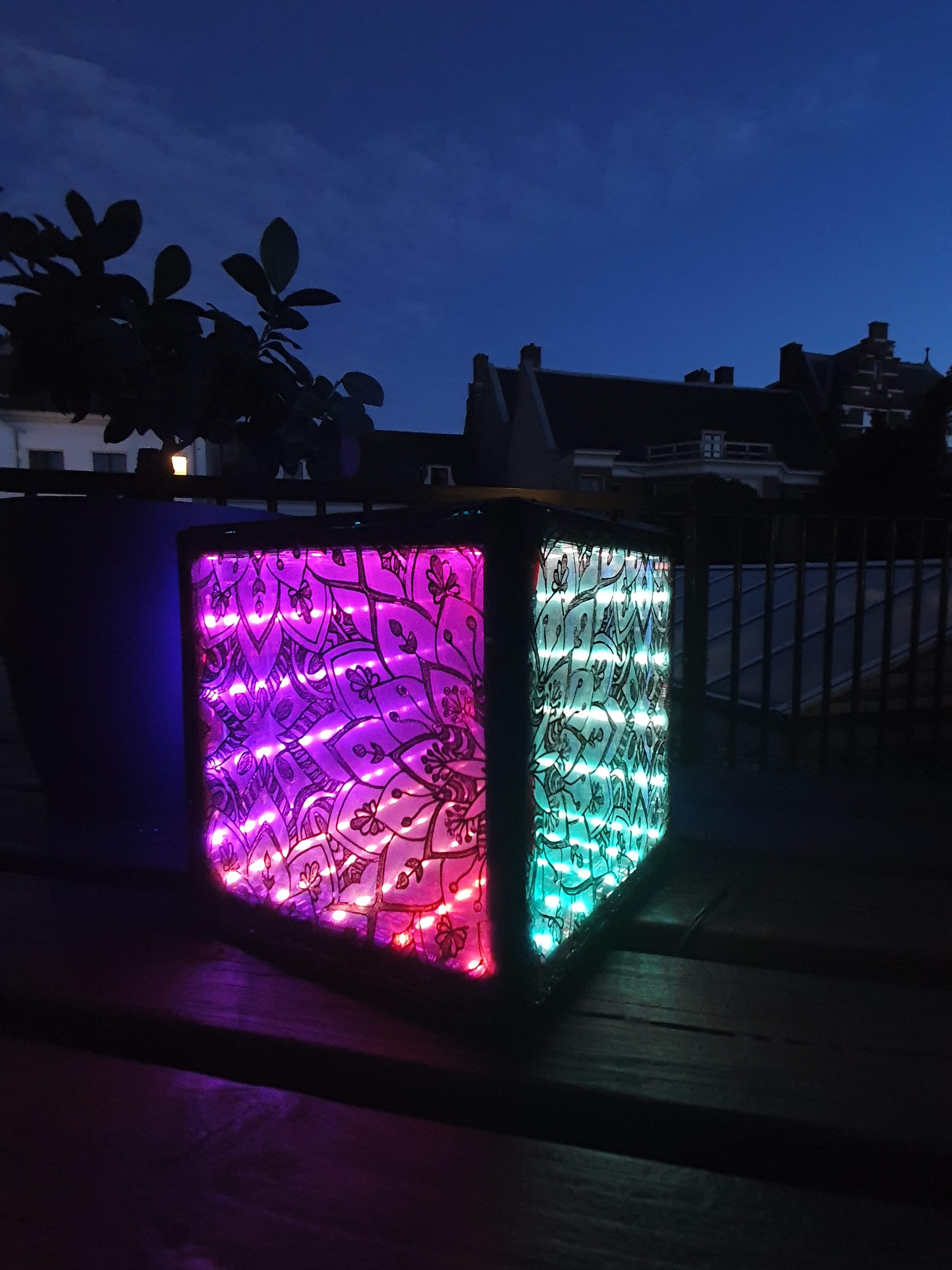 Infinity Cube with Mandala Infinity Cube with Mandala
